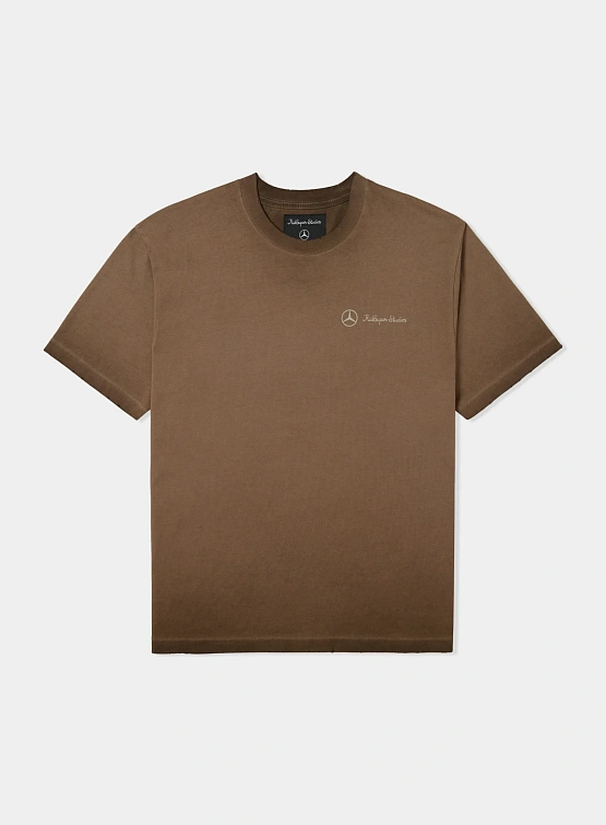 Футболка KidSuper X Mercedes Benz Washed Brown