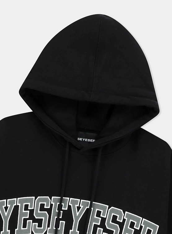 Худи YESEYESEE Arch Logo Hoodie Black