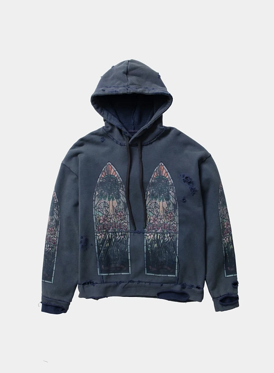 Худи WHO DECIDES WAR Faded Indigo