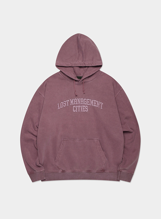 Худи LMC Overdyed Arch Fn Hoodie Dark Pink