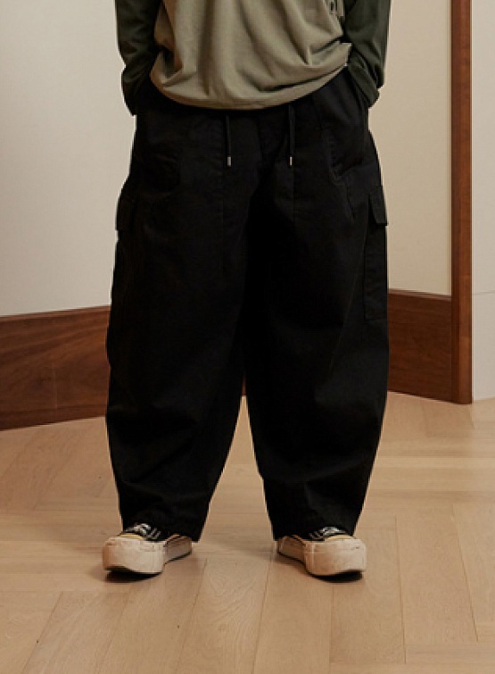 Брюки FrizmWORKS Twill Cargo Balloon Pants Black