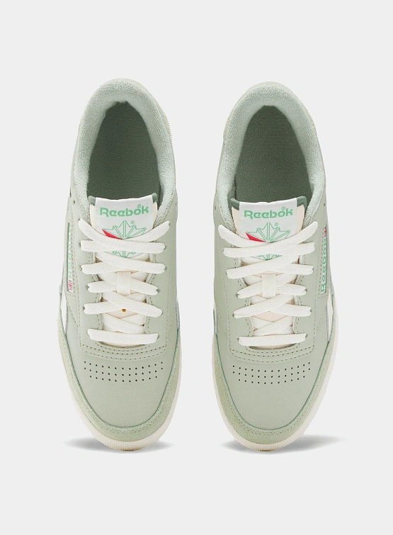 Женские кеды Reebok Club C Revenge Vintage Green