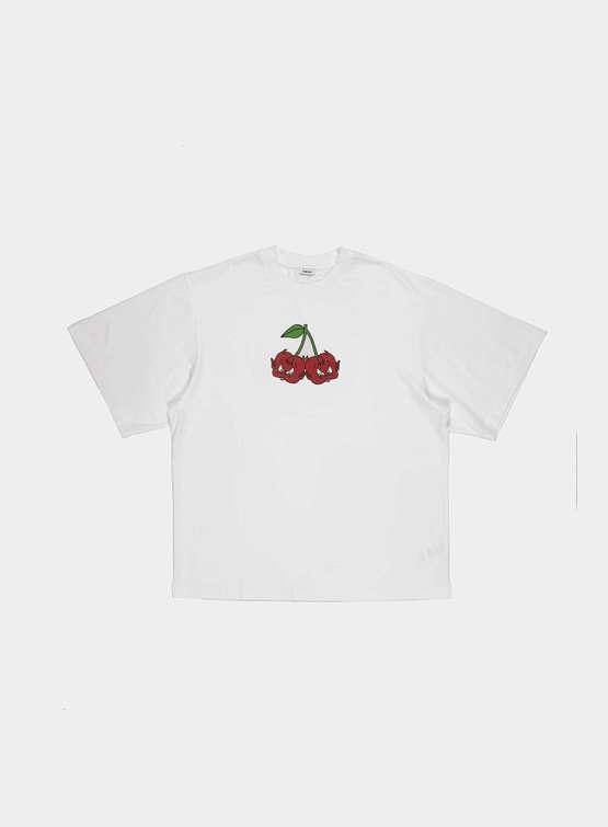 Женская футболка ABRA Cherry Oversized Tee White