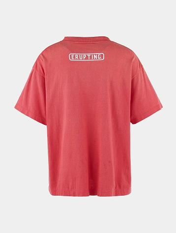 Футболка SAINT MXXXXXX SS Tee Burgundy Футболки в интернет