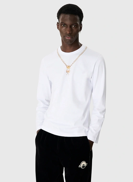 Лонгслив Marine Serre Trompe L’oiel Jewelry White