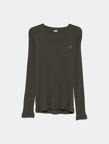 Лонгслив RANRA Rift Rib Black Coffee