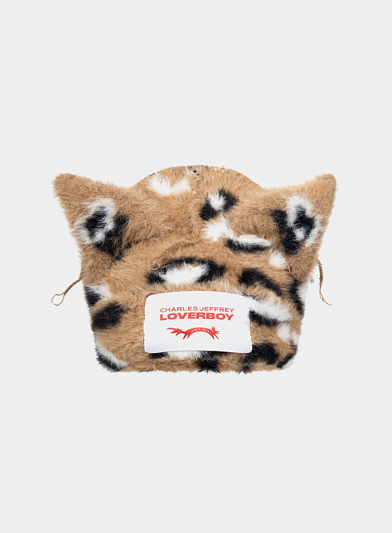 Шапка Charles Jeffrey Loverboy Fluffy Chunky Ears Brown