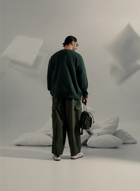 Брюки FrizmWORKS Twill Cargo Balloon Pants Olive