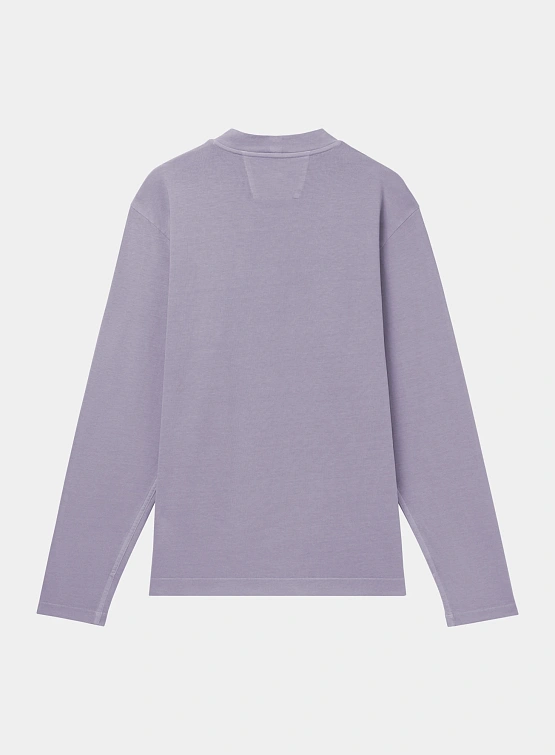 Лонгслив C.P. Company 1020 Jersey Logo Lavander Violet