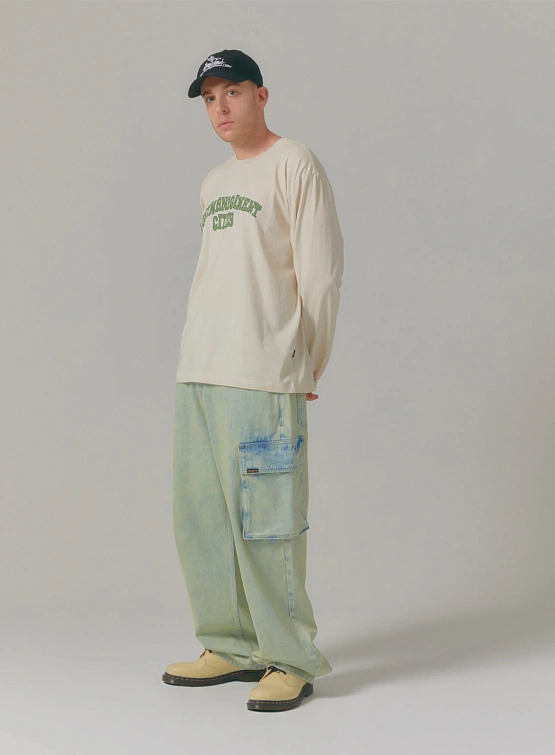 Лонгслив LMC Dyed Arch Fn Doodle Long Slv Sand