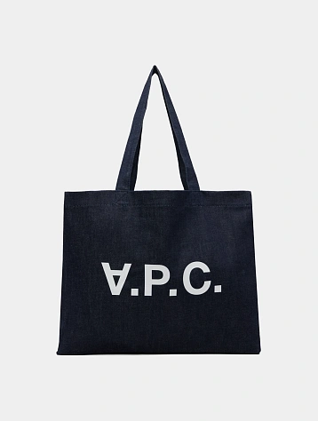 Тоут A.P.C. Daniela Shopping Bag Indigo