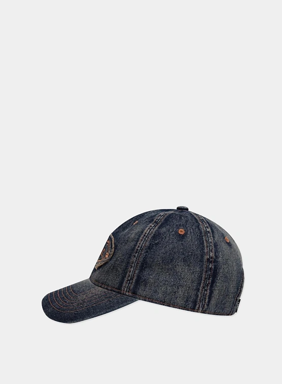 Кепка LMC Washed Denim Gothic Oval 6 Panel Navy