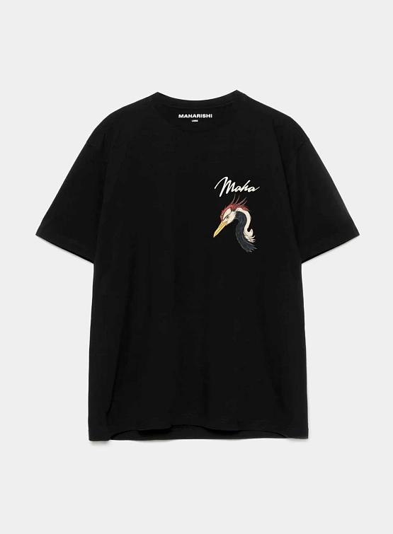 Футболка MAHARISHI 1580 Year Of The Crane Black