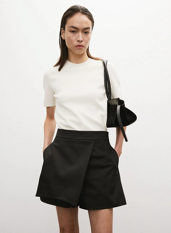 Женская футболка Recto Round Neck Compact Knit Ivory