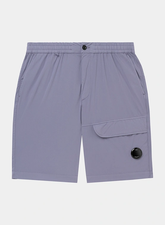 Шорты C.P. Company 50 Fili Stretch Cargo Lens Lavander Violet