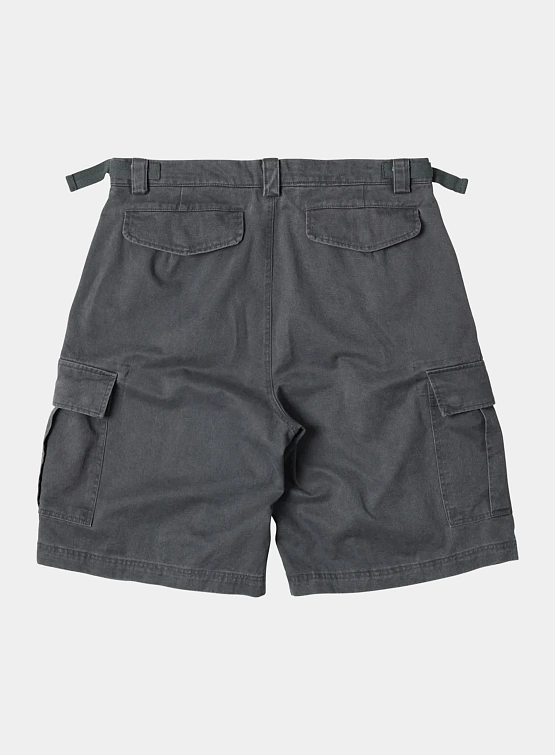 Шорты FrizmWORKS Faded Cotton Cargo Charcoal