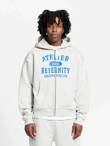Зип-худи RETERNITY Atelier Emblem Melange Grey