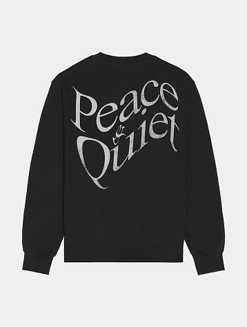 Свитшот MUSEUM OF PEACE & QUIET WARPED CREWNECK Black