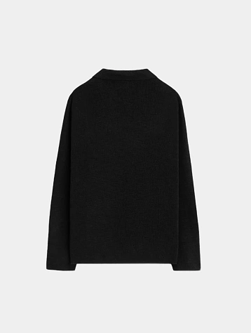 Рубашка-поло Stampd Ribbed Knit LS Polo Black