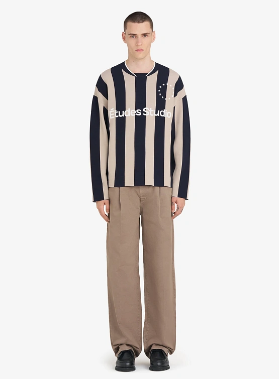 Лонгслив Études Soccer Striped Navy