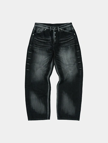 Джинсы Thug Club TC Leather Back Pocket Black