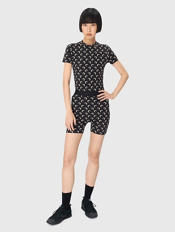 Женские шорты Marine Serre Recycled Moon Jersey Mini Inverse Tan