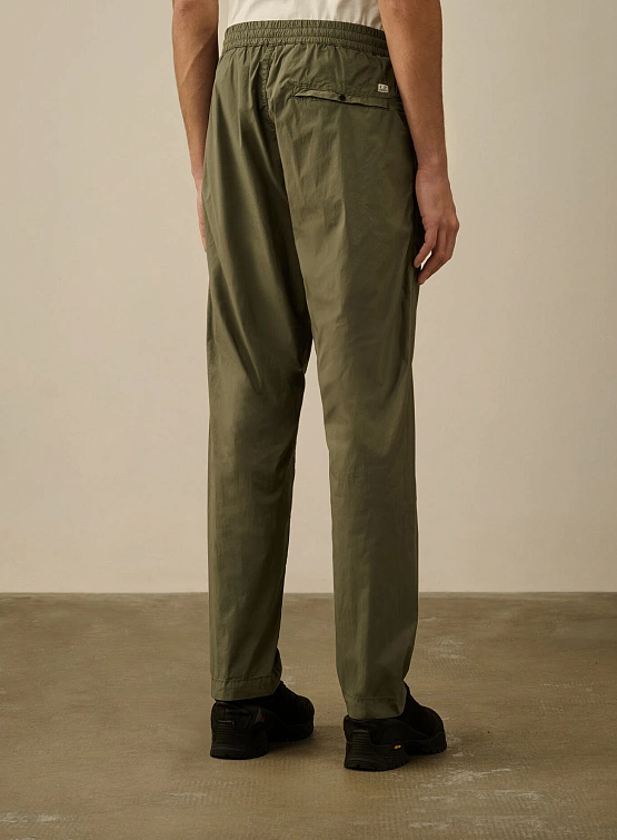 Брюки C.P. Company 50 Fili Stretch Loose Cargo Thyme