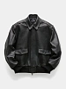 Куртка COOR A-2 Leather Jacket Black