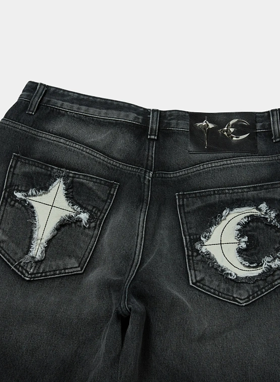 Джинсы Thug Club TC Bone Leather Black