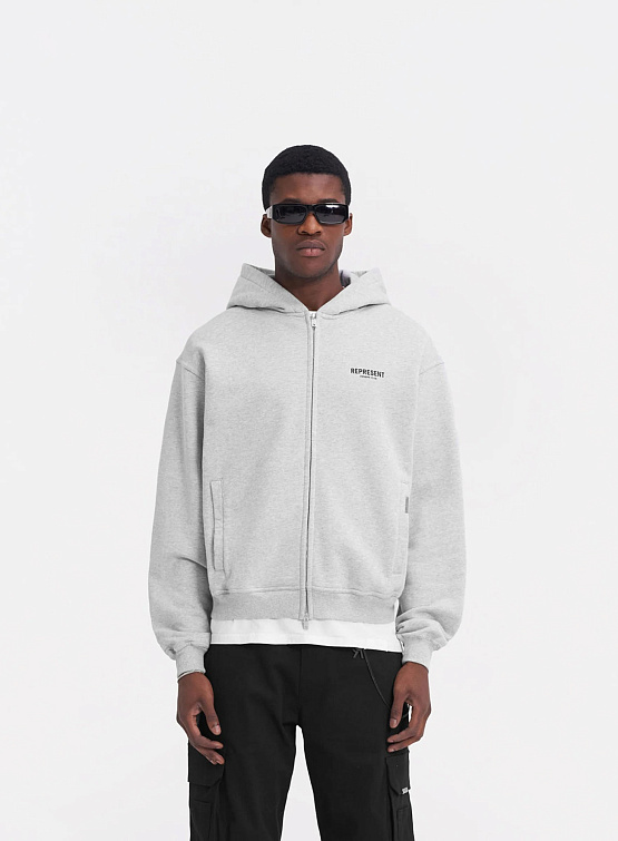 Зип-худи Represent Clo Owners Club Zip Ash Grey/Black