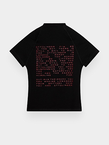 Женская футболка Ottolinger Deconstructed T-Shirt Black