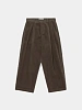 Брюки MERELY MADE Premium Dual Fabric Contrast Wide Cocoa Brown
