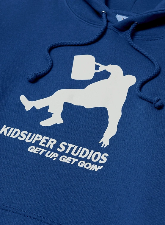 Худи KidSuper Get Up, Get Goin' Hoodie Royal Blue