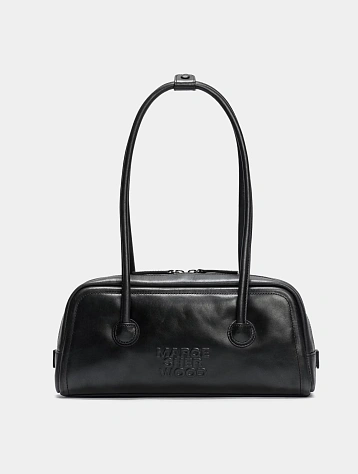 Женская сумка MARGESHERWOOD Soft Baguette Black Pull-Up
