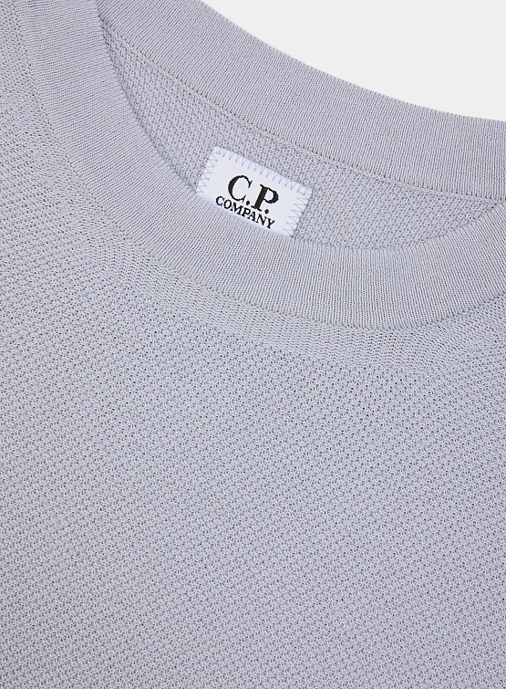 Свитшот C.P. Company Cotton Crepe Knit Drizzle Grey