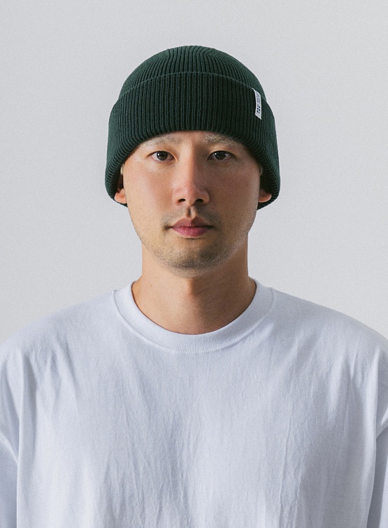 Шапка ANGLAN Label Essential Beanie Green