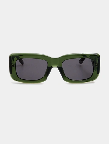 Очки THE ATTICO x Linda Farrow Marfa Military Green