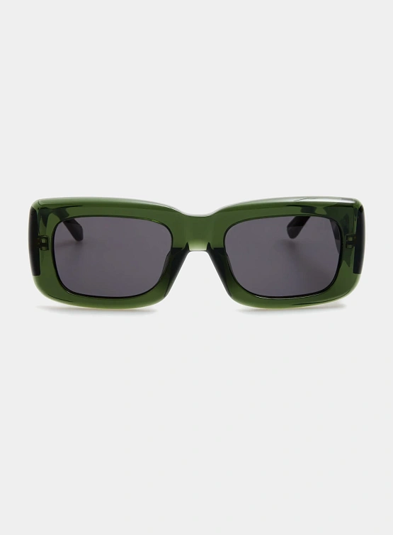 Очки THE ATTICO x Linda Farrow Marfa Military Green