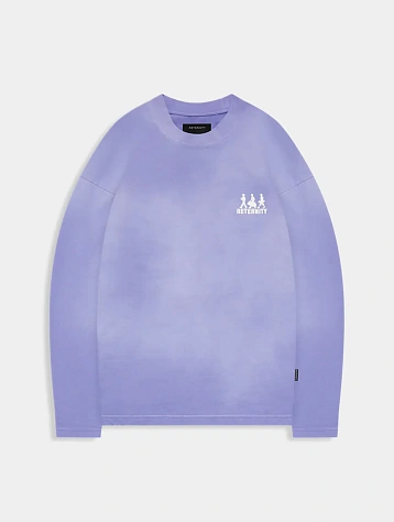 Лонгслив RETERNITY Creative Dept Logo Washed Purple
