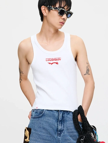 Майка Charles Jeffrey Loverboy Logo Tank White