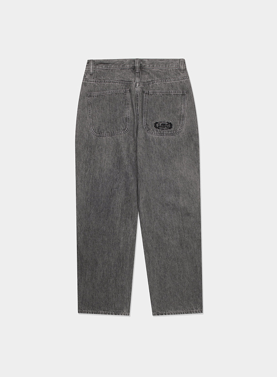 Джинсы LMC Double Knee Denim Pants Light Gray