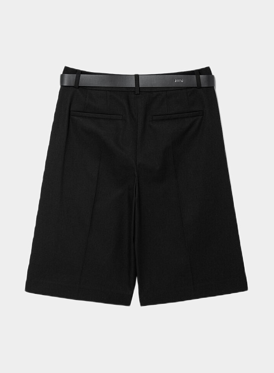 Женские шорты JUUN.J Cotton Belted Shorts Black