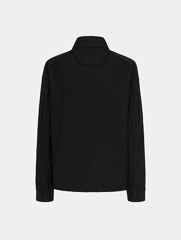 Куртка JUUN.J Wool-Cotton Blended Collared Black