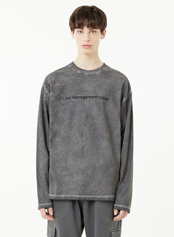 Лонгслив LMC Overdyed Fn Long Slv Tee Black