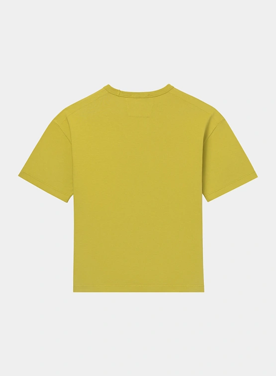 Футболка C.P. Company 20/1 Jersey Boxy Logo Cress Green