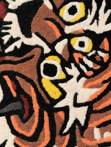 Ковер MAHARISHI 1550 Tiger Dragon Rug Multi