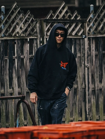 Худи SAINT MXXXXXX Ribon Saint Hoodie Black