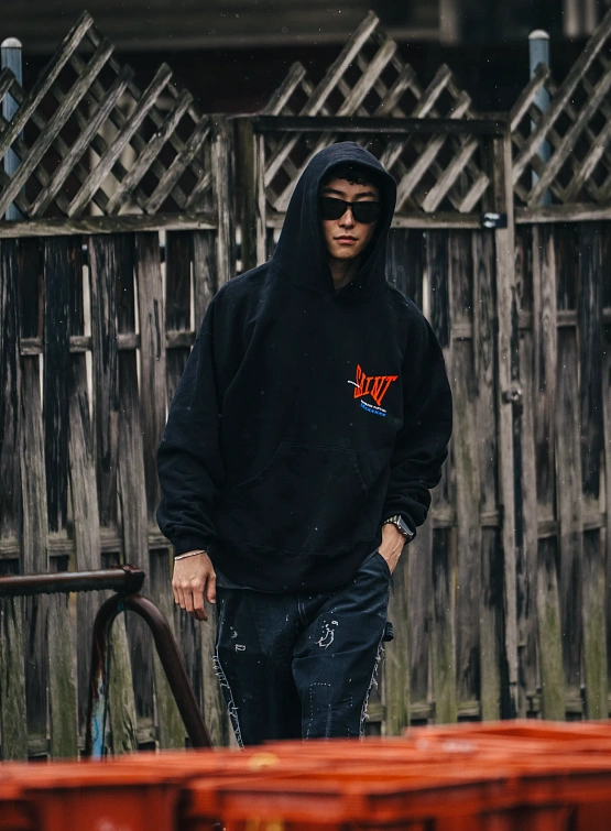 Худи SAINT MXXXXXX Ribon Saint Hoodie Black