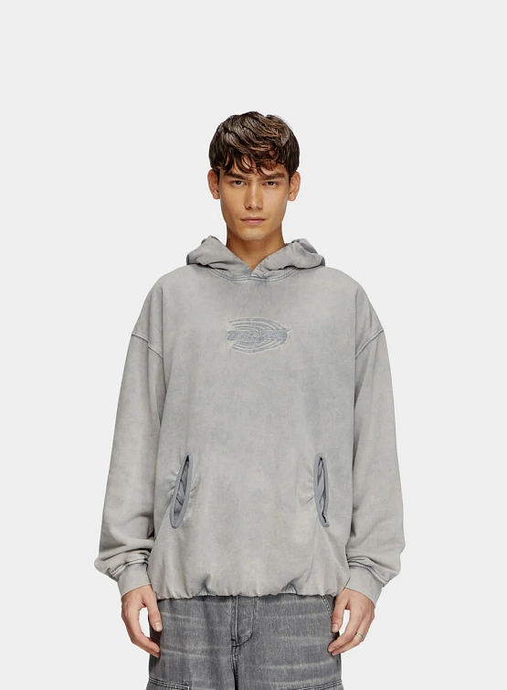 Худи Diesel S-Boxstic-Hood Felpa Grey