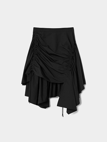 Женская юбка JUUN.J Unbalanced Draped String Black